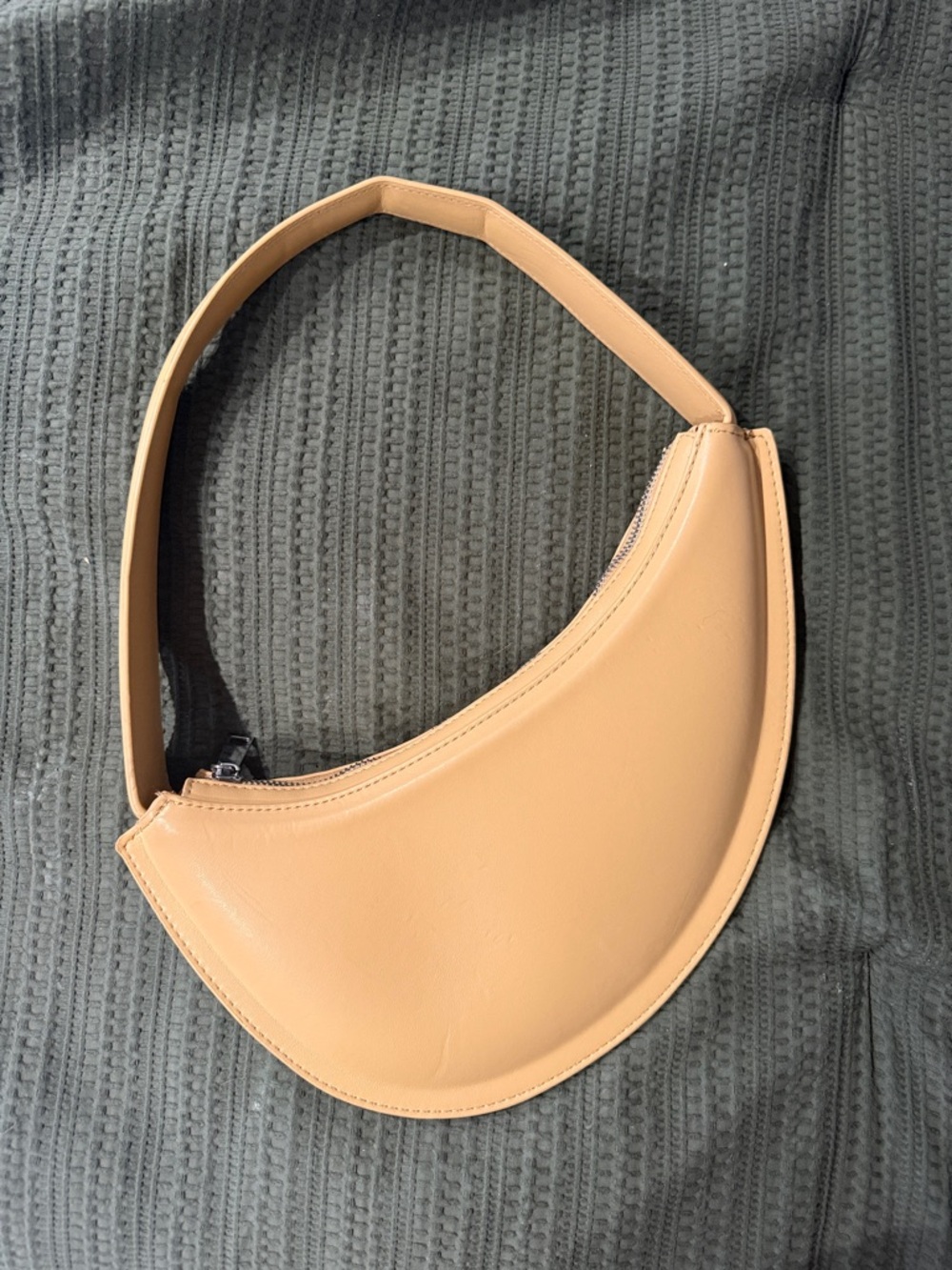 Madison West Crescent Shoulder Bag in Butter Yellow